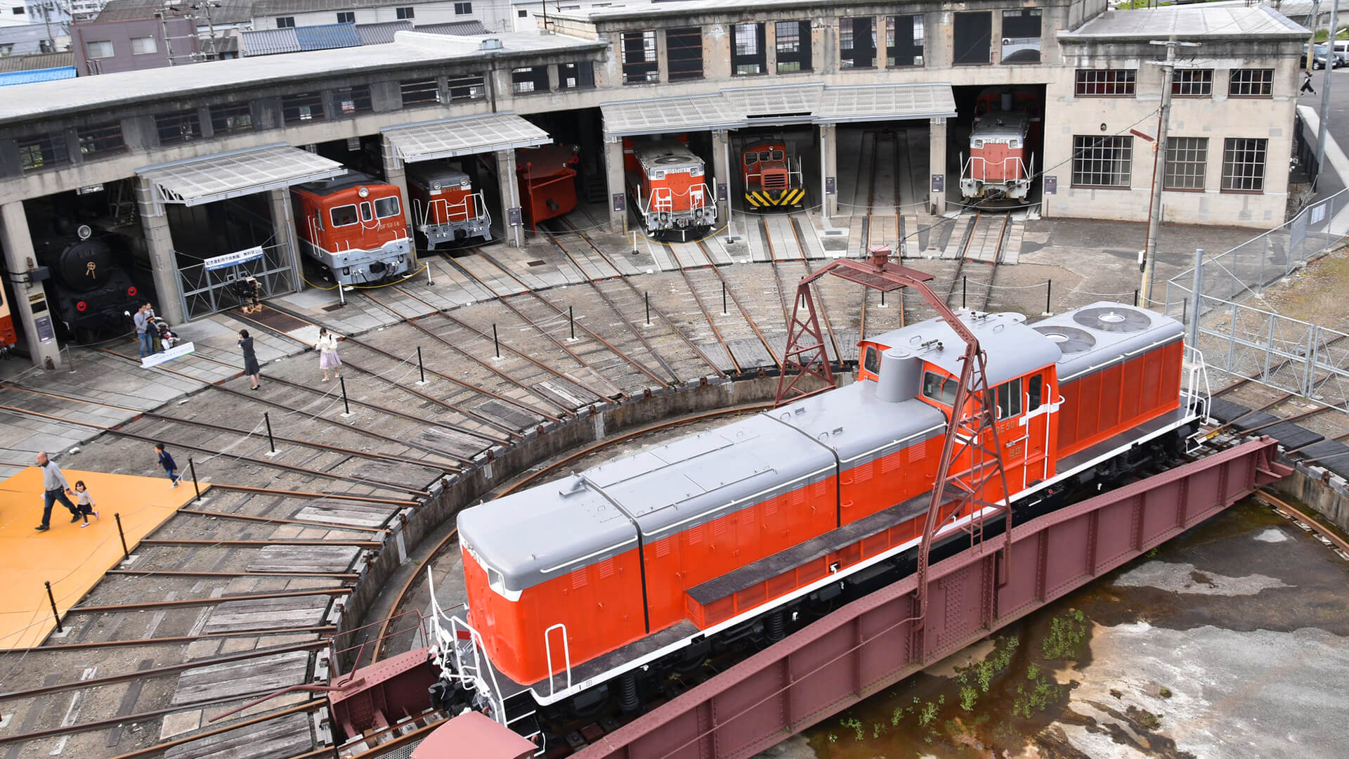 エントランスのイメージ写真。津山まなびの鉄道館の様子です