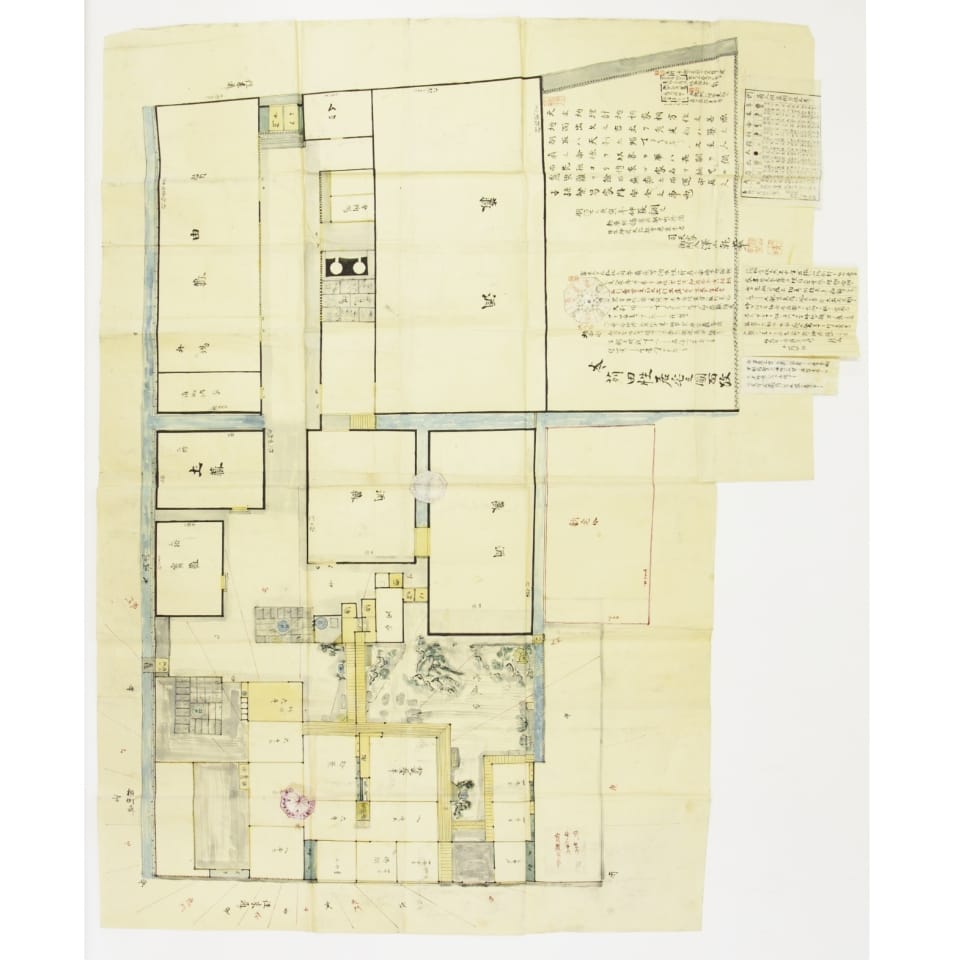 明治23年(1890)の家相図
