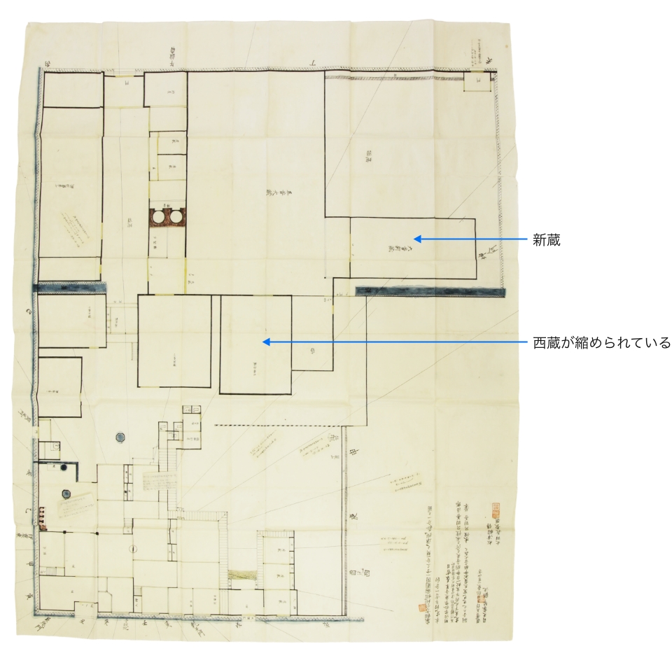明治33年(1900)の家相図